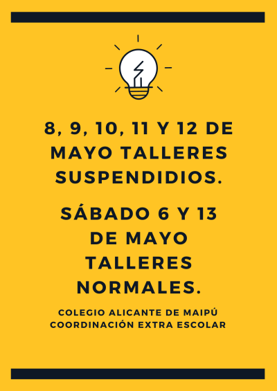 Póster susp. talleres