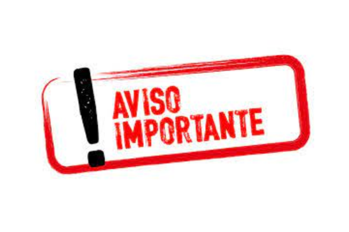 aviso importante