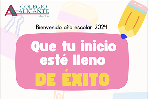 Bienvenido año escolar 2024